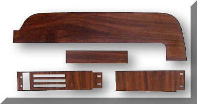 68 Mustang Deluxe Wood Grain Trim Kit